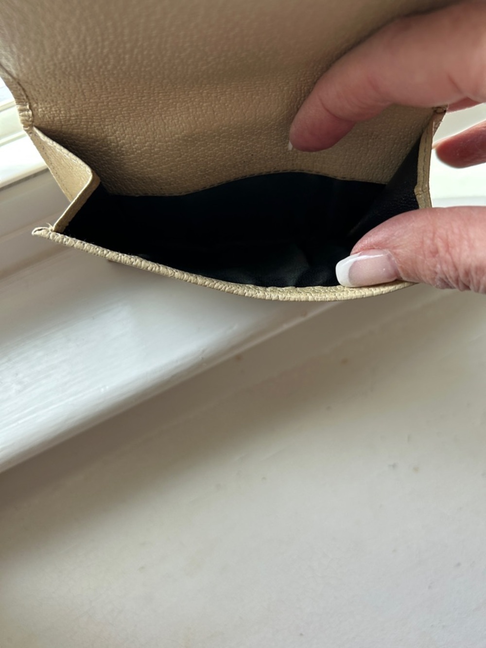 7008. Authentic Gucci Beige & Brown MonoCompact Wallet w/Gold Hardware. - Picture 5 of 11